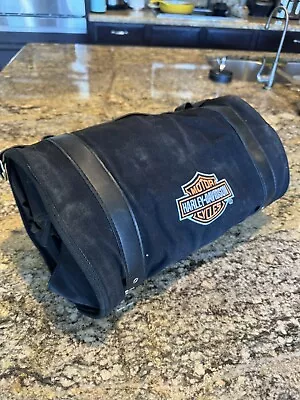 Harley Davidson Roll Up Bag Tour  Tool TRAVEL PACK BAG Luggage Inld  Items • $50