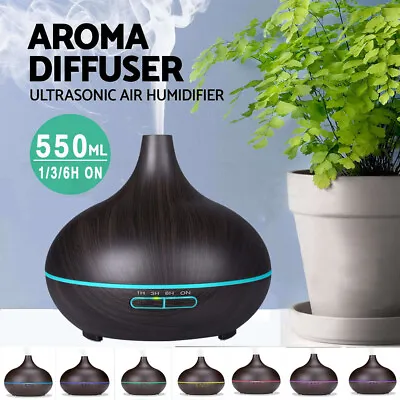LED Aroma Aromatherapy Diffuser Essential Oil Ultrasonic Air Humidifier Purifier • $20.69
