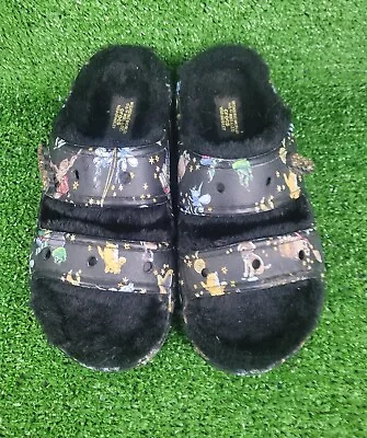 CROCS Sandals. Vera Bradley & Harry Potter. Size 5W 3M. Black Faux Fur Inside.  • $45