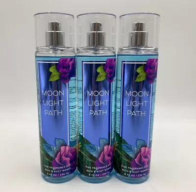 Bath & Body Works Moonlight Path Fine Fragrance Mist 8 Fl Oz S/3 #914N • $40.99