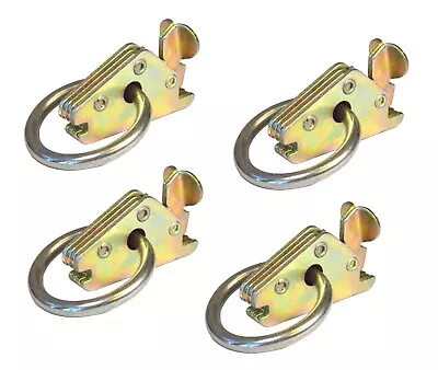 4 Pack Heavy Duty E Track 2  O Ring Fitting For Enclosed Trailer Tie Down Strap • $22.75