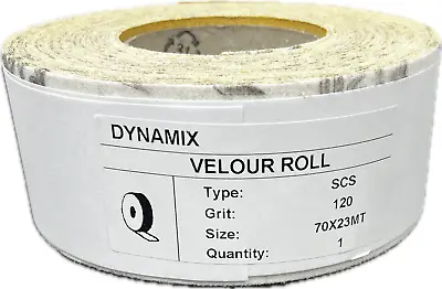 DYNAMIX Hook & Loop Longboard Sandpaper 2- 3/4 In. X 25Yard Long Continuous Roll • $24.99