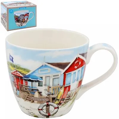  Official Sandy Bay Seaside Fine China Breakfast Coffee Mug Cup New In Gift Box • £8.95