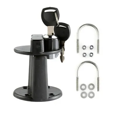 3L/5L Can Gas Fuel Oil Tank Mount Bracket Lock Clamp Set For Car Motorcycle UK • £16.93