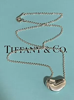 Tiffany Necklace Elsa Peretti Large Bean Necklace Tiffany Bean Necklace 16” • $119.50