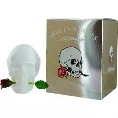 Women Skulls And Roses Ed Hardy EDP Spray For 2.5 Oz  New In A Box • $138