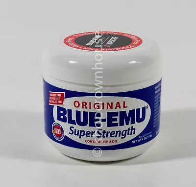 $16.95 • Buy Original BLUE-EMU Topical Cream 4oz SUPER STRENGTH Oil Odor Free SEALED 10/2023