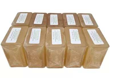 10 Lb HEMP SEED OIL MELT AND POUR SOAP BASE Olive Oil 100% All Natural BULK • $73.25