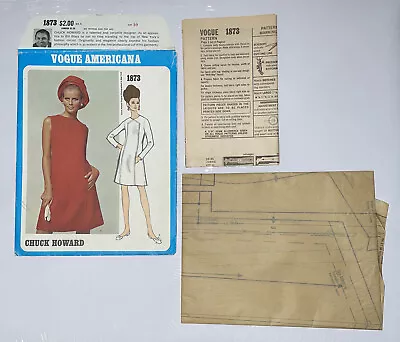 Vogue Americana #1873 - Designer Chuck Howard-ladies Dress Pattern Sz 10 Ff New • $20.99