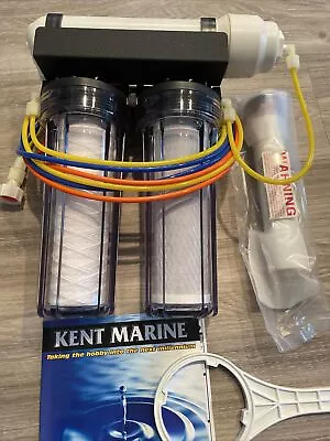 Kent Marine HI-S RO High Silicate Removal 60 Gal Double Filter Clear  • £109.24