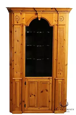 Stephen Von Hohen Bucks Country Collection Custom Pine Corner Cabinet • $1895