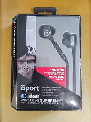 Monster ISport Bluetooth Wireless Superslim High Performance Sport Audio • $29.90