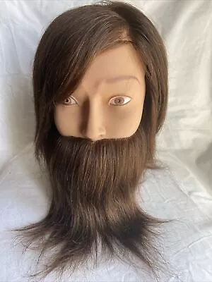 Diane Fromm Bearded Aiden Mannequin Head Cosmetology 100% Human Hair • $29.99
