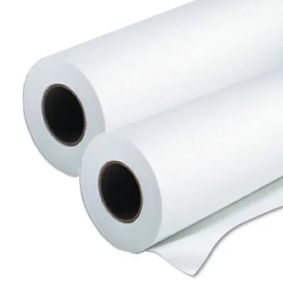 2x Rolls 914mm X 45M Matt Coated 90GSM A0 Plotter Paper CAD • £29.99