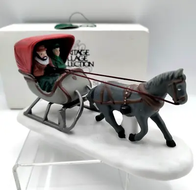 Department 56 One Horse Open Sleigh Heritage Village #5982-0 Accessory • $10