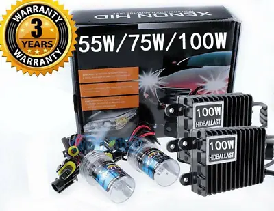 Xenon 55w /75w / 100w H1 H3 H4 H7 H11 H13 9005 9006 Hid Headlight Conversion Kit • $73.14