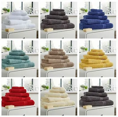 Egyptian Cotton Towels 500 GSM Home Hand Towel Bath Towel Bath Sheets • £4.95