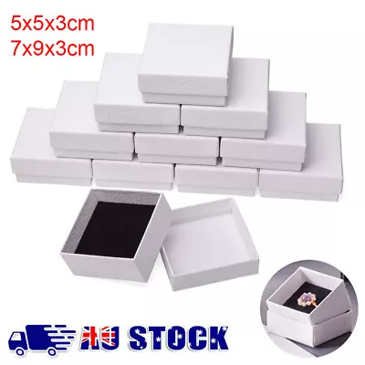 Jewellery Gift Boxes Necklace Bracelet Bangle Earring Cardboard Ring Box Small • $24.83