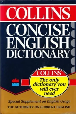 Collins Concise English Dictionary. 9780004700175 • £4.54