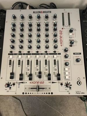 £569 • Buy Allen & Heath XONE 62 Professional 6 Channel DJ Mixer Silver Good Condition
