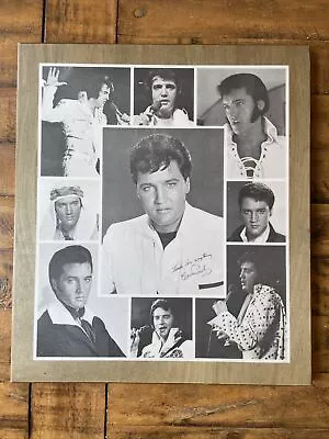 Wall Art ELVIS PRESLEY Pictures Collage Perma Seal Plaque With Certificate • $60