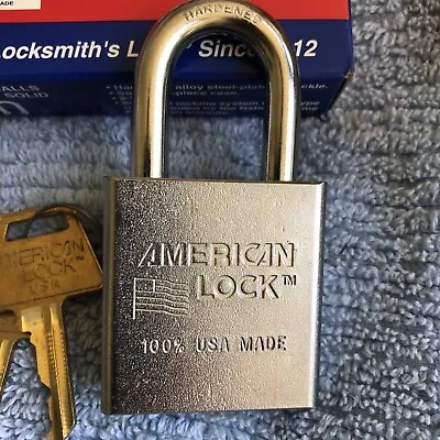 American Lock 5200KA Series Military Grade Steel Padlock See Description For Not • $13.50