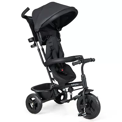 4-in-1 Kids' Tricycle Stroller Toddler Push Bike With Reversible Seat Baby Trike • $95.59