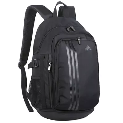 Adidas Three Stripes Travel Sport School Backpack - Black Stripes - Clearance • $40