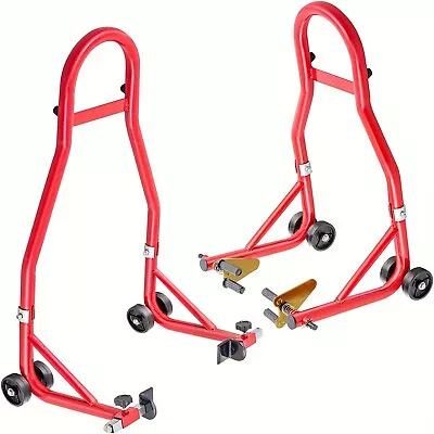 Motorcycle Stand Lift 900lbs Front & Rear Combo Universal Motorcycle Stands • $38.99