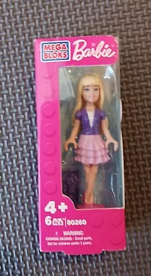 2013 Mega Bloks Barbie Figure Doll 2.25” 80260 • $13.50