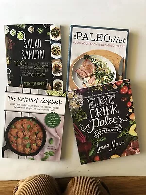 4 Pack Keto And Paleo Cook Books Martina Slajerova Irena Macri Salad Samurai • $35