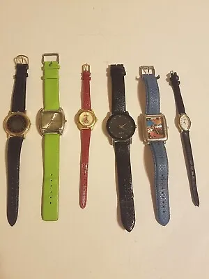 Watches Novelty Character UNTESTED Digital And Analog Lot.Of 6 Men's Women's  • $29.75