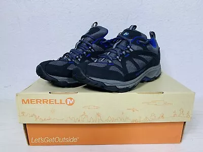 Merrell J55676 Calia Black Noir Mesh Waterproof Hiking Trail Shoes Women's US 6 • $29.99