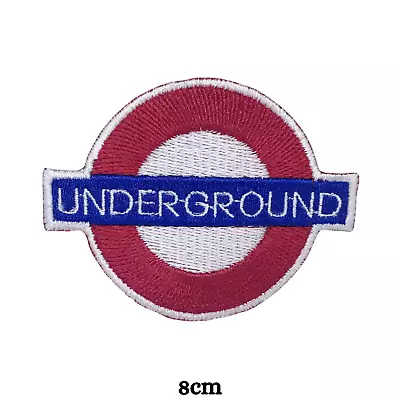 London Underground Tube Logo Iron On Sew On Embroidered Patch • £2.51