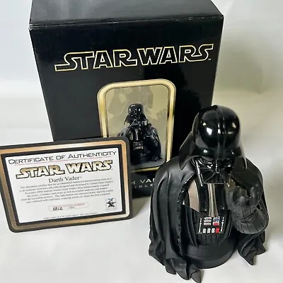 Star Wars Darth Vader Collectible Bust Gentle Giant 514/3500 COA Open Box 2002 • £173.71