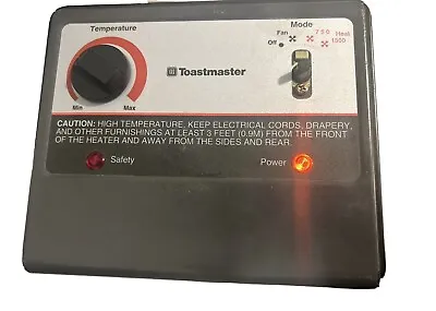 Toastmaster Metal Instant Heat Electric Heater Model 2517 120V 60Hz 452A Works • $17.99