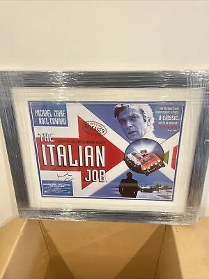 Sir Michael Caine Signed Italian Job 10x8 Photo Framed Display 27x39inch COA • £295