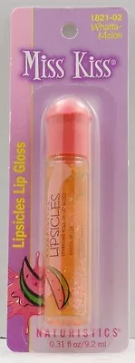 3 Pieces Naturistics Miss Kiss Lipsicles Lip Gloss - Whatta-Melon 1821-02 • $12