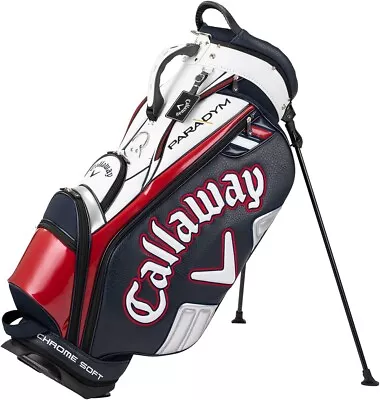 Callaway Golf Men's Stand Caddy Bag STN TOUR 23 White Navy Red JM 9 X 47in 4.1kg • $391.72