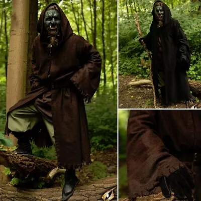 Robes Of Azog - Black Or Brown - Ideal For LARP Or Re-Enactment / Costume • £119