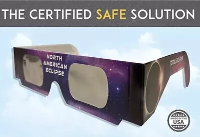 Solar Eclipse Glasses -  1 Pack - ISO And CE Certified USA Seller • $3.49