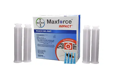 Maxforce Impact Roach Gel By Envu 4 X 30g Tubes 4 Tips And  4 Plungers • $51.99