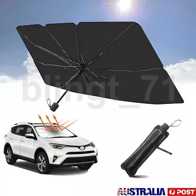 Car Windshield Sunshade Umbrella Foldable Front Window Cover Visor Sun Shade UV • $15.19