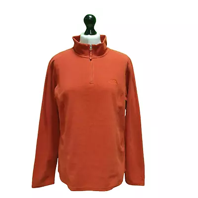£34.99 • Buy Women's The North Face Red 1/4 Zip Fleece Base Layer Uk XL 14 Eu 42 C736