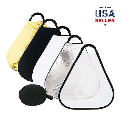 LS 5-in-1 24  Multi Photo Disc Collapsible Light Reflector Diffuser Photography • $26.07