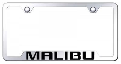 Chevrolet Malibu Laser Etched Logo Notched License Plate Frame Official Licensed • $35.95