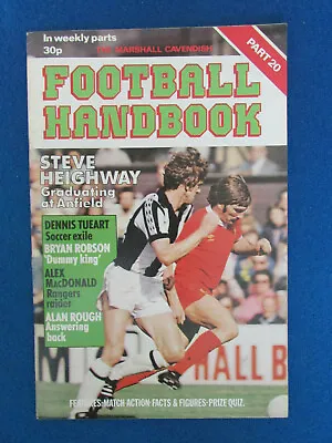 £2.99 • Buy The Marshall Cavendish Football Handbook - Part 20 - 1978