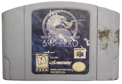 Mortal Kombat Mythologies: Sub-Zero (Nintendo 64 N64) Cleaned Tested! • $23.99