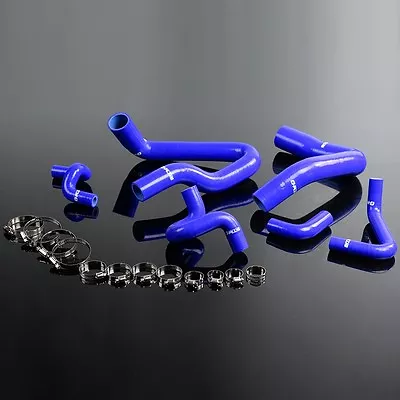 Silicone Radiator Hose Piping Kit Fit For 1986-1993 Mustang GT LX Cobra 5.0 Blue • $36.96