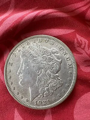 1921 Silver One Dollar US Coin E Pluribus Unum Was My 97 Yo Mother’s!! • $90